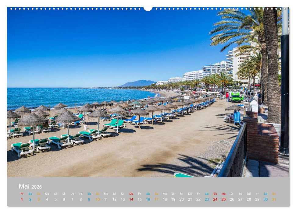Marbella - andalusische Mittelmeerküste (CALVENDO Wandkalender 2026)