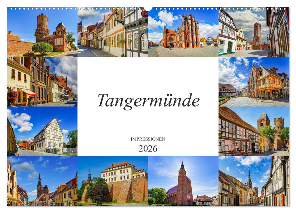 Tangermünde Impressionen (CALVENDO Wandkalender 2026)