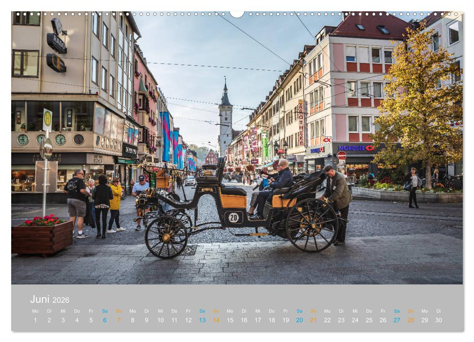 Würzburg - Stadt der Kirchen (CALVENDO Wandkalender 2026)