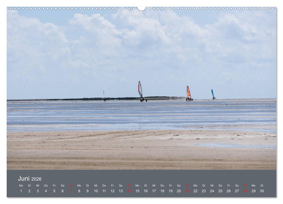 Römö - Wasser, Wind und endloser Strand (CALVENDO Wandkalender 2026)