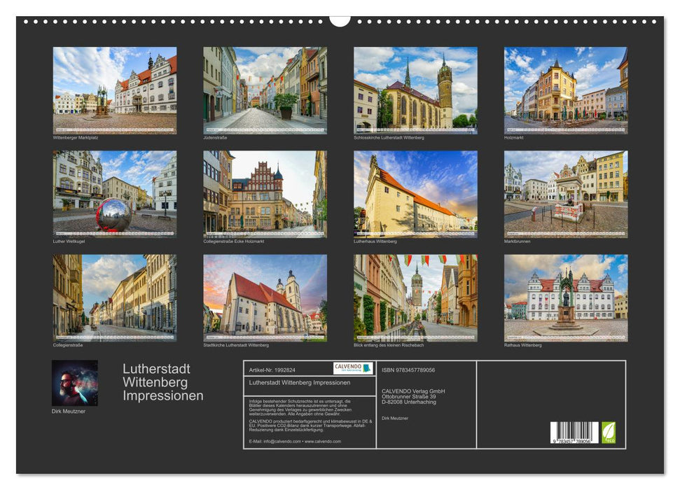 Lutherstadt Wittenberg Impressionen (CALVENDO Wandkalender 2026)