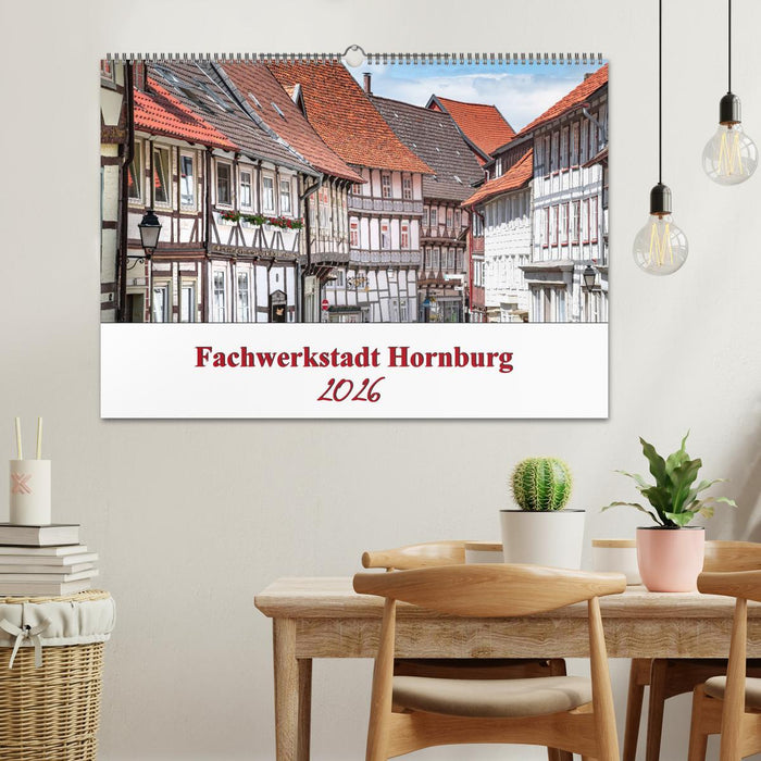 Fachwerkstadt Hornburg (CALVENDO Wandkalender 2026)