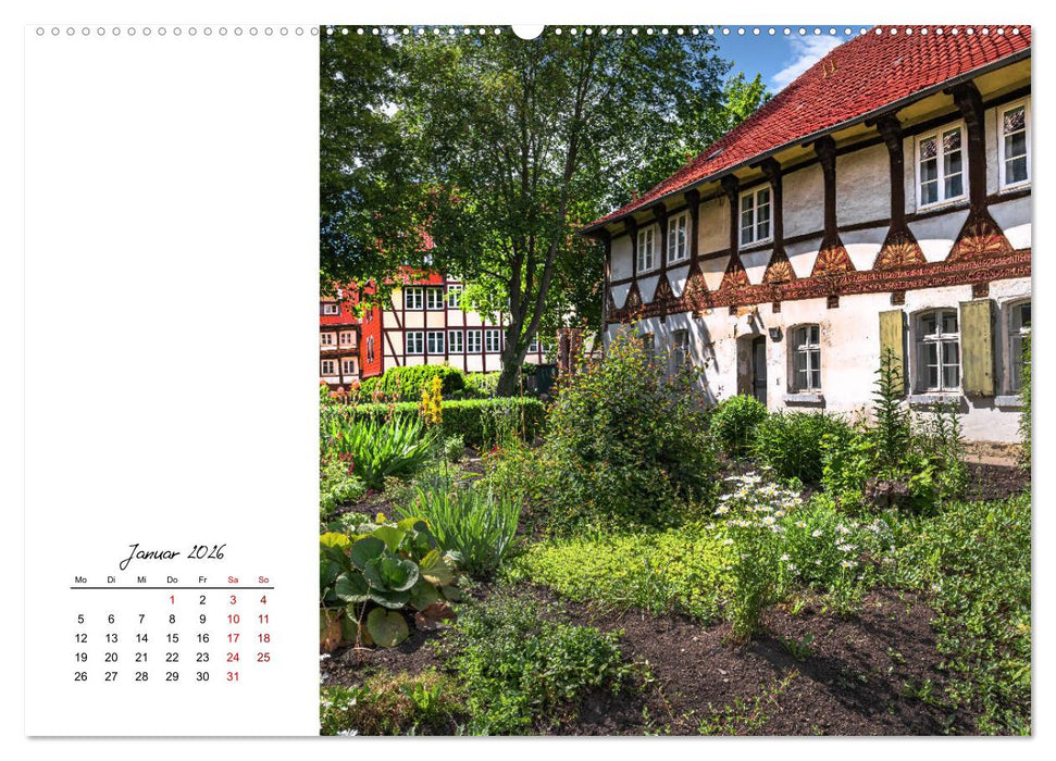 Fachwerkstadt Hornburg (CALVENDO Wandkalender 2026)