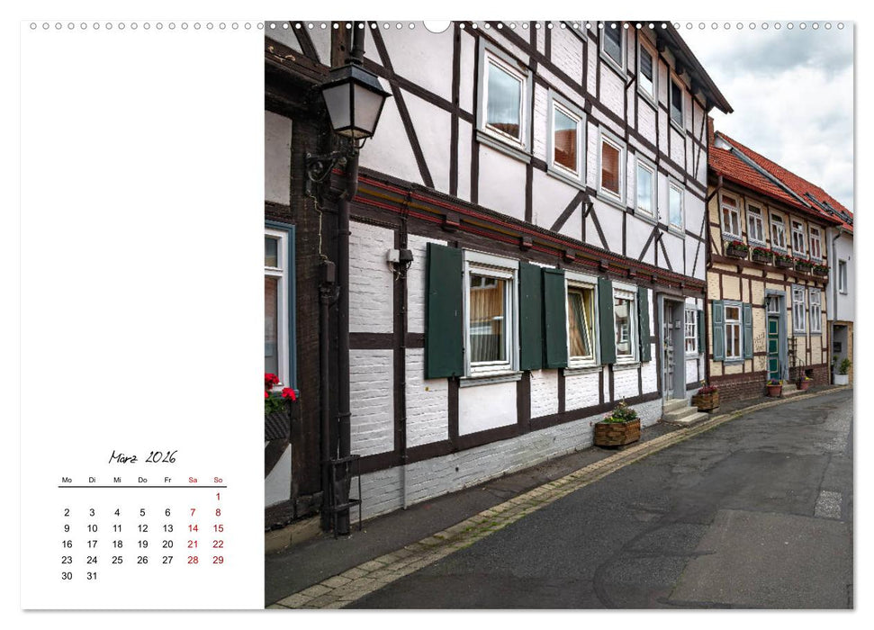 Fachwerkstadt Hornburg (CALVENDO Wandkalender 2026)