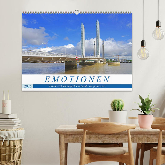 Emotionen - Frankreich ist einfach ein Land zum geniessen (CALVENDO Wandkalender 2026)