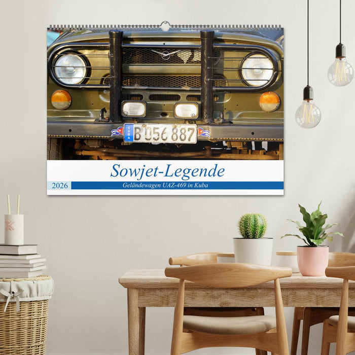 Sowjet-Legende - Der Geländewagen UAZ-469 in Kuba (CALVENDO Wandkalender 2026)