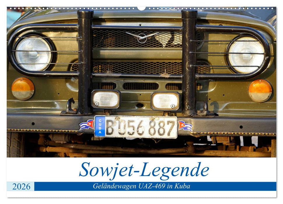 Sowjet-Legende - Der Geländewagen UAZ-469 in Kuba (CALVENDO Wandkalender 2026)