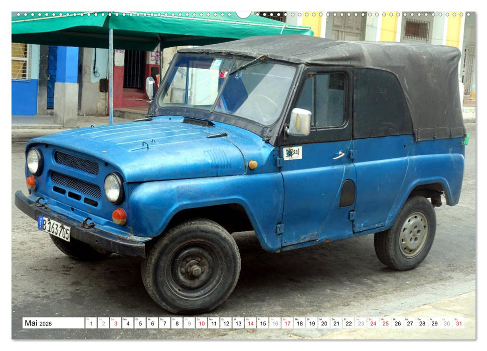 Sowjet-Legende - Der Geländewagen UAZ-469 in Kuba (CALVENDO Wandkalender 2026)
