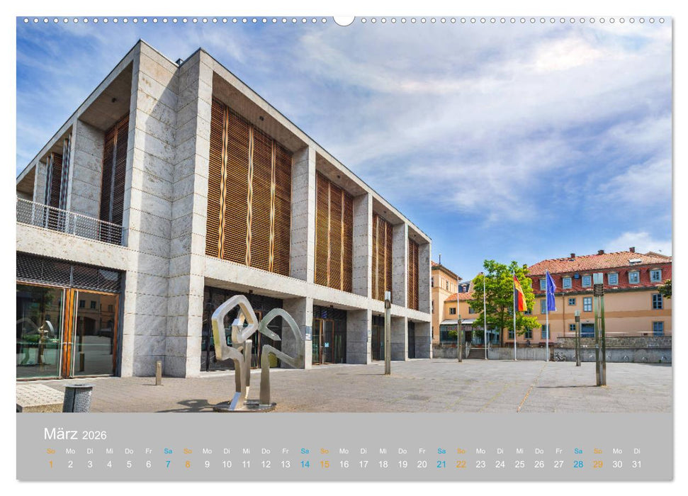 Weimar - das kulturelle Erbe (CALVENDO Wandkalender 2026)