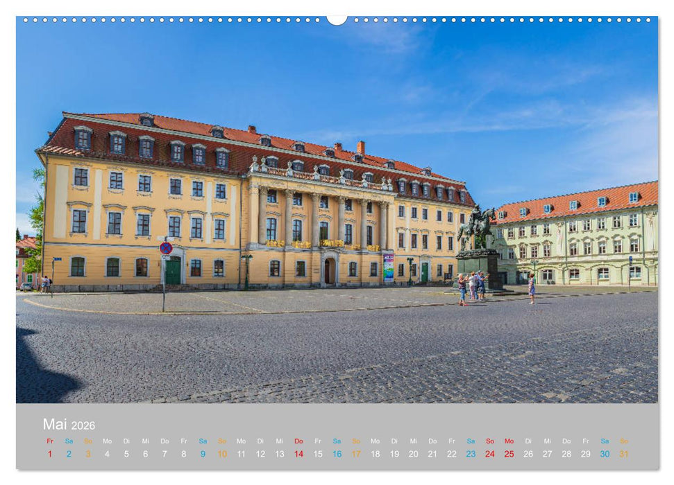 Weimar - das kulturelle Erbe (CALVENDO Wandkalender 2026)