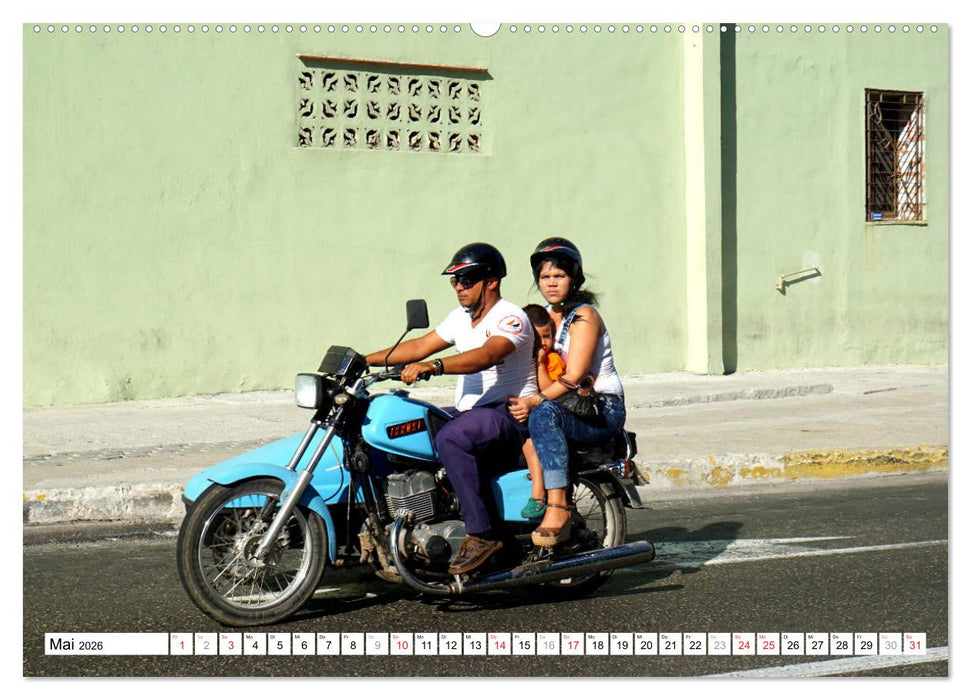 Sowjet-Gespanne - IZH Klassiker in Kuba (CALVENDO Wandkalender 2026)