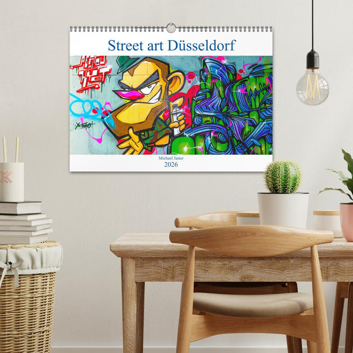 Street art Düsseldorf Michael Jaster (CALVENDO Wandkalender 2026)