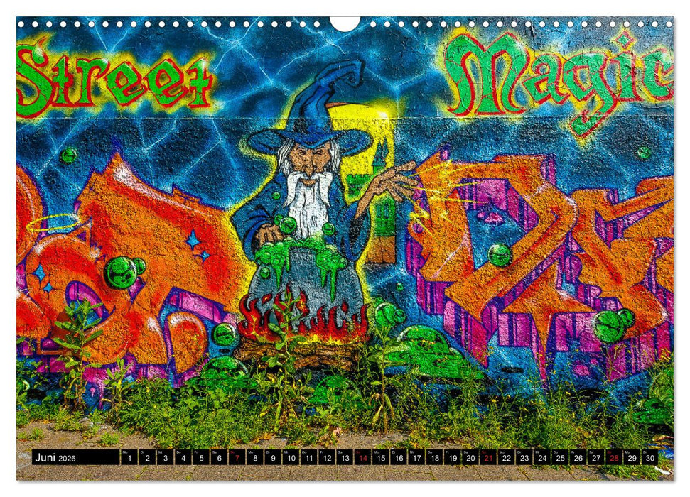 Street art Düsseldorf Michael Jaster (CALVENDO Wandkalender 2026)