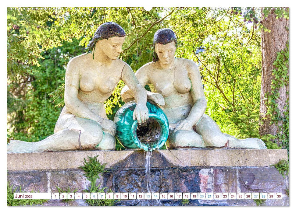 Villingen - historische und moderne Zähringerstadt (CALVENDO Wandkalender 2026)