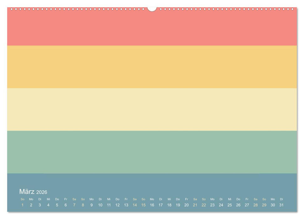 70er Jahre Bastelkalender - DIY Kreativ-Kalender zum Selbstgestalten (CALVENDO Wandkalender 2026)