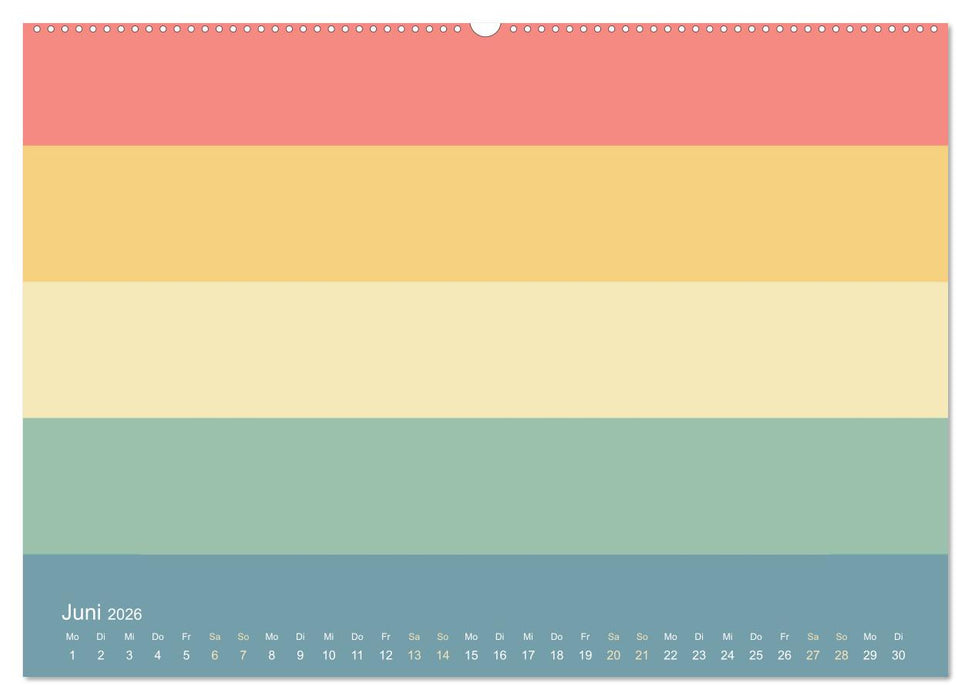 70er Jahre Bastelkalender - DIY Kreativ-Kalender zum Selbstgestalten (CALVENDO Wandkalender 2026)