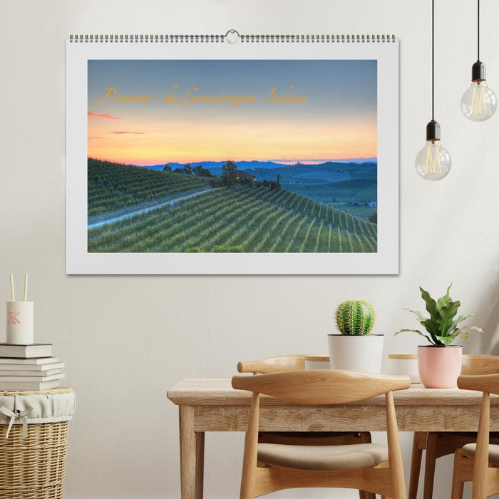 Piemont - die Genussregion Italiens (CALVENDO Wandkalender 2026)