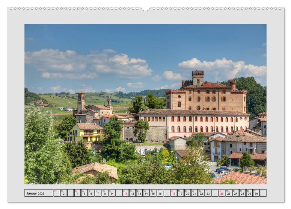 Piemont - die Genussregion Italiens (CALVENDO Wandkalender 2026)