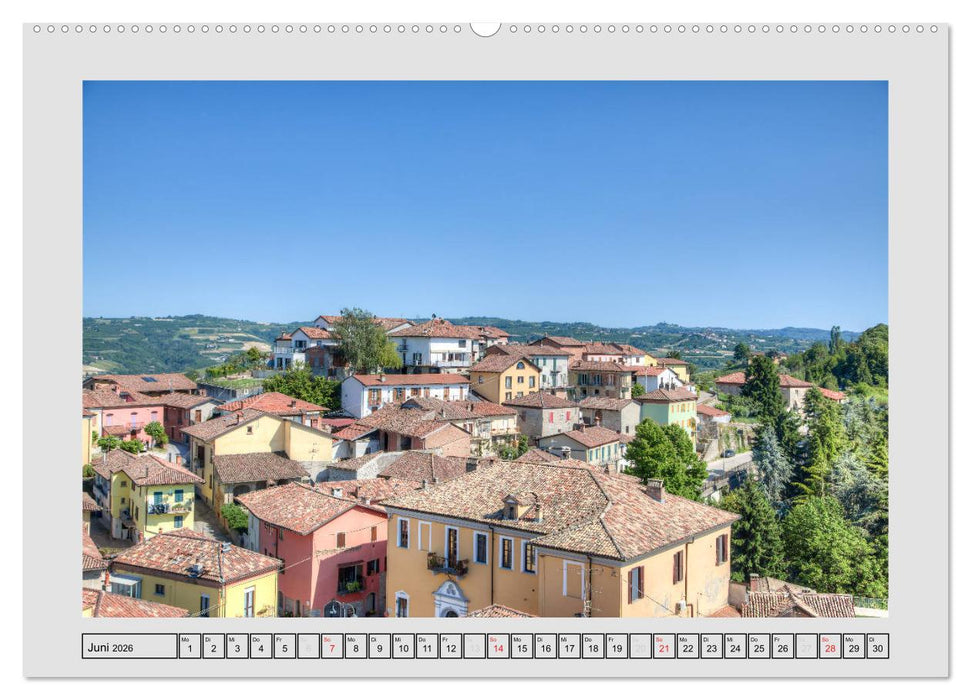 Piemont - die Genussregion Italiens (CALVENDO Wandkalender 2026)