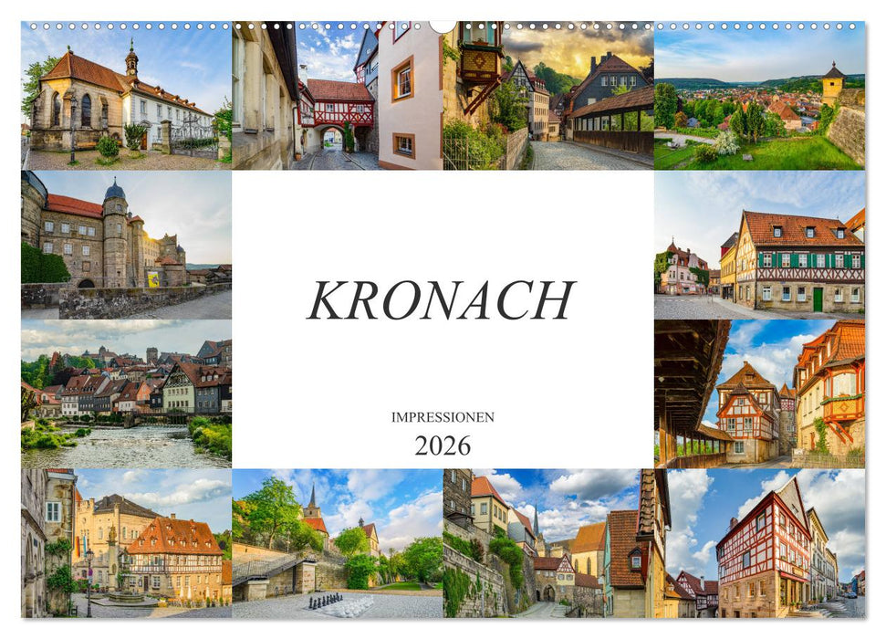 Kronach Impressionen (CALVENDO Wandkalender 2026)