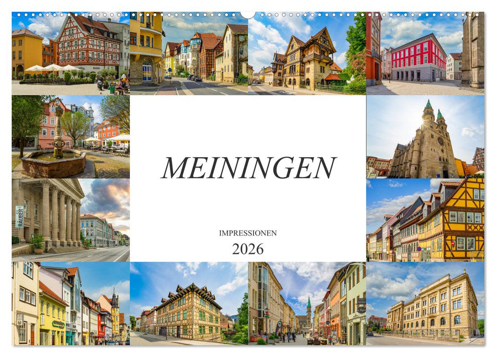 Meiningen Impressionen (CALVENDO Wandkalender 2026)