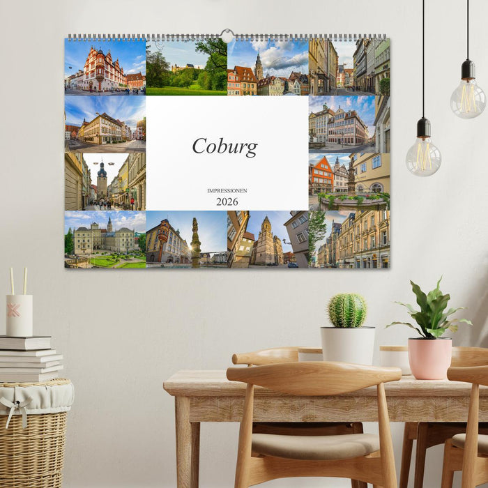Coburg Impressionen (CALVENDO Wandkalender 2026)