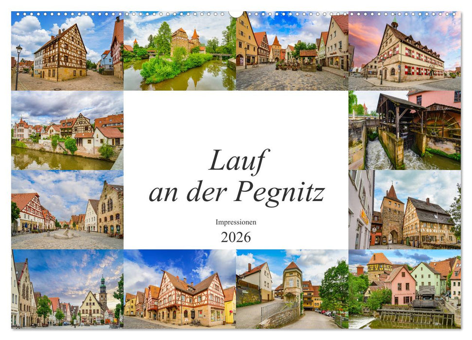 Lauf an der Pegnitz Impressionen (CALVENDO Wandkalender 2026)