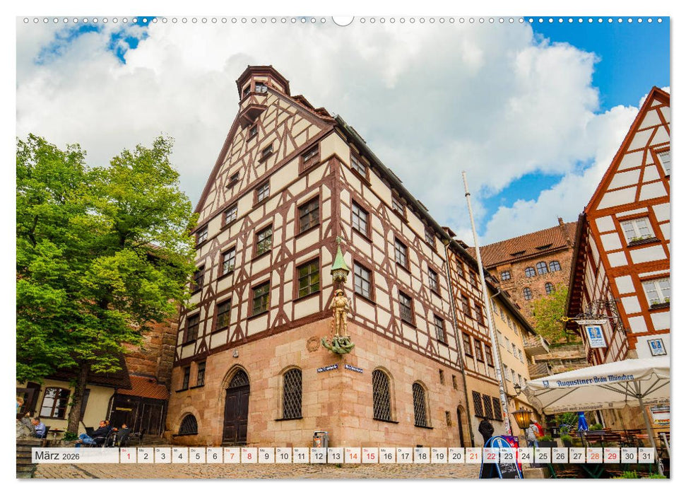 Nürnberg Impressionen (CALVENDO Wandkalender 2026)