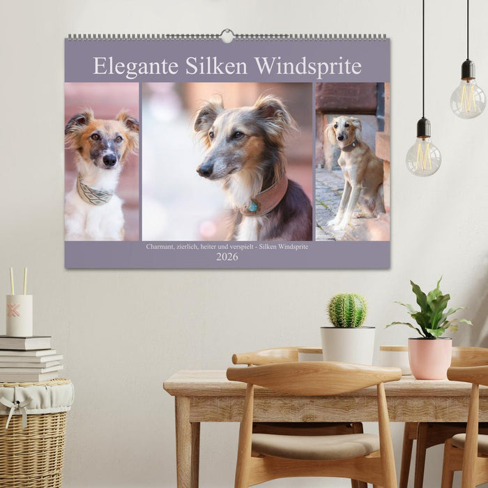 Elegante Silken Windsprite (CALVENDO Wandkalender 2026)