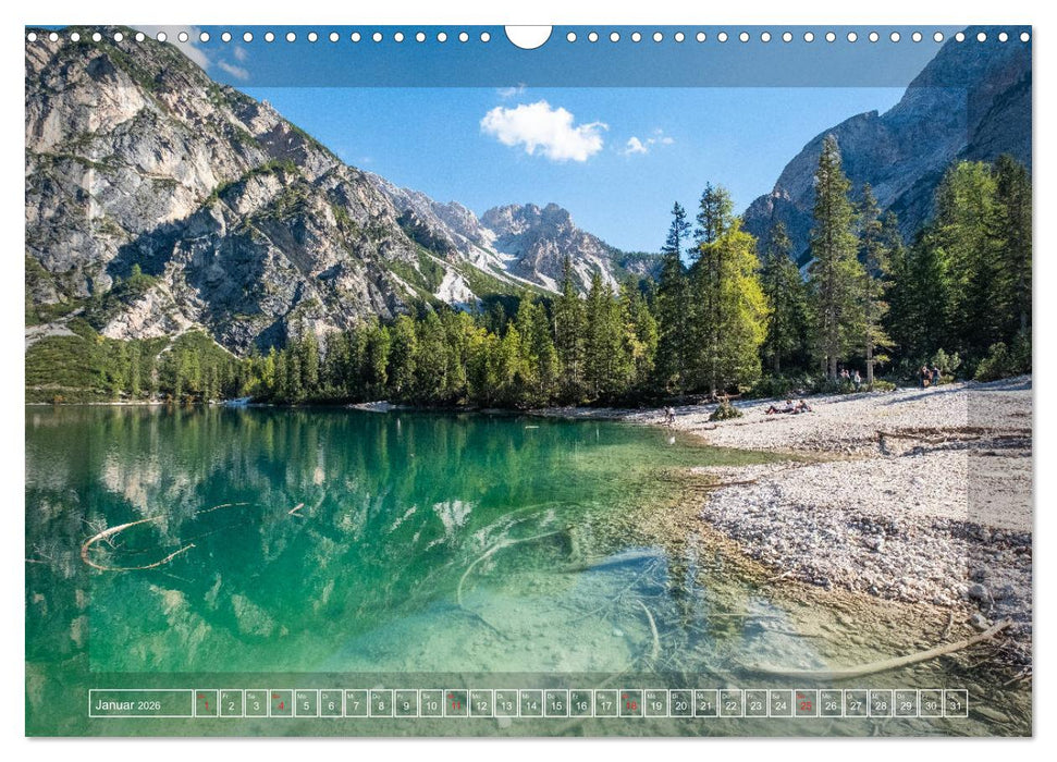 Bergerlebnis Dolomiten (CALVENDO Wandkalender 2026)