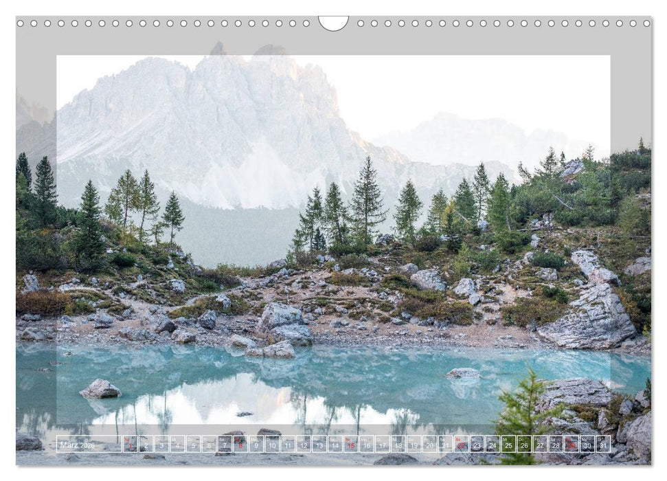 Bergerlebnis Dolomiten (CALVENDO Wandkalender 2026)