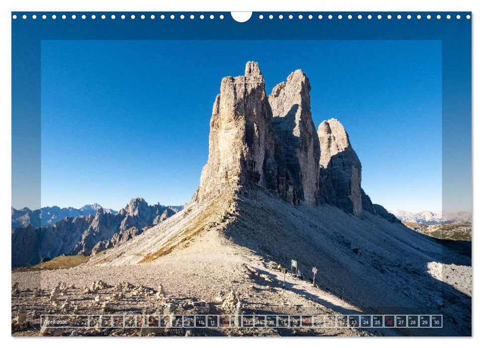 Bergerlebnis Dolomiten (CALVENDO Wandkalender 2026)