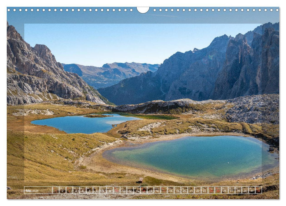 Bergerlebnis Dolomiten (CALVENDO Wandkalender 2026)