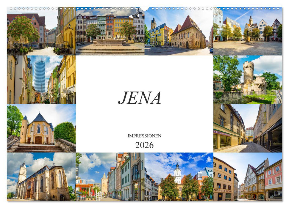 Jena Impressionen (CALVENDO Wandkalender 2026)