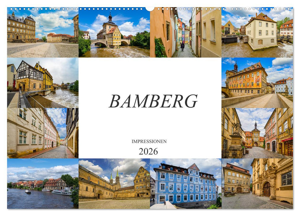Bamberg Impressionen (CALVENDO Wandkalender 2026)