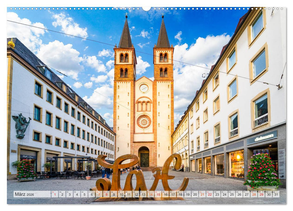 Würzburg Impressionen (CALVENDO Wandkalender 2026)
