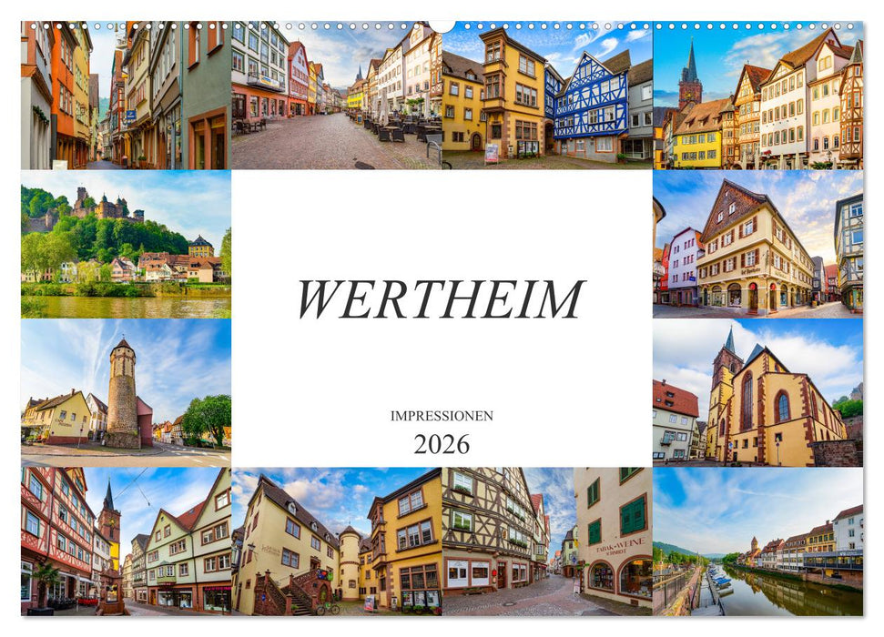Wertheim Impressionen (CALVENDO Wandkalender 2026)