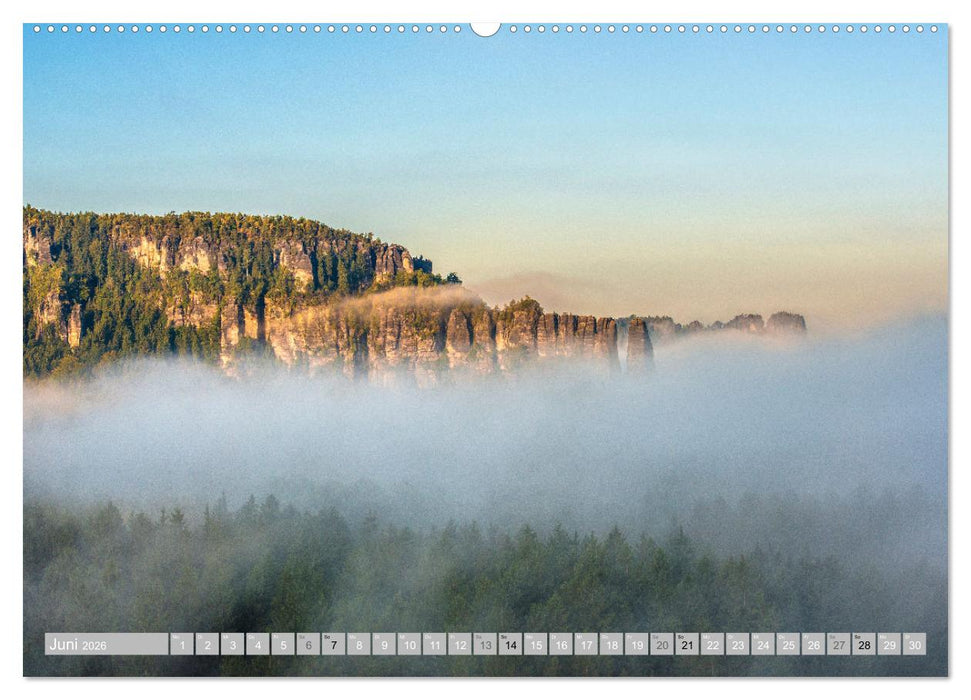 SÄCHSISCHE SCHWEIZ - Märchenland an der Elbe (CALVENDO Wandkalender 2026)