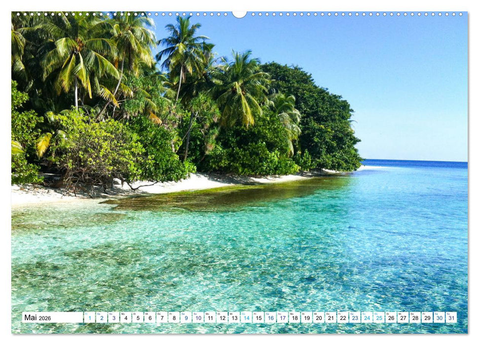 MALEDIVEN Wunderwelt (CALVENDO Wandkalender 2026)