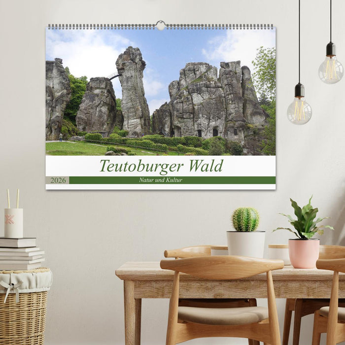 Teutoburger Wald - Natur und Kultur (CALVENDO Wandkalender 2026)