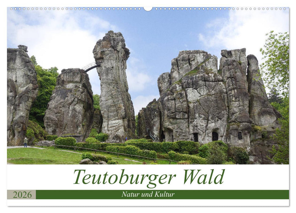 Teutoburger Wald - Natur und Kultur (CALVENDO Wandkalender 2026)