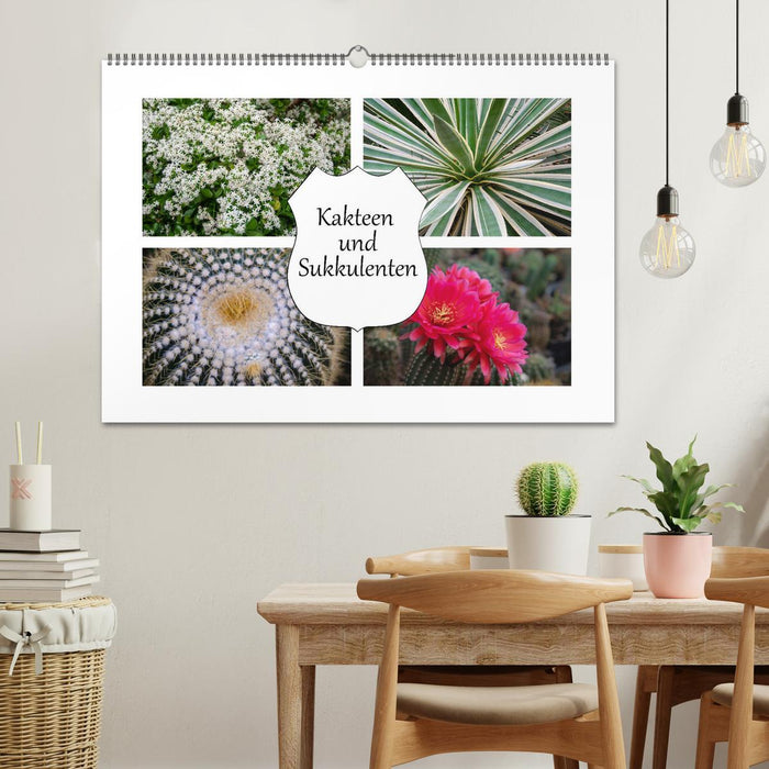 Kakteen und Sukkulenten (CALVENDO Wandkalender 2026)
