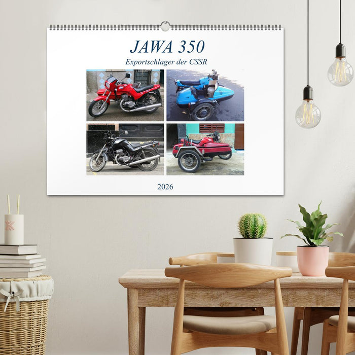 JAWA 350 - Exportschlager der CSSR (CALVENDO Wandkalender 2026)
