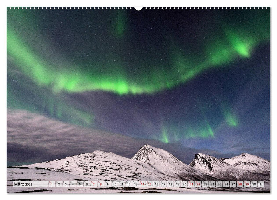 Aurora Borealis: Polarlichter in Norwegen (CALVENDO Wandkalender 2026)