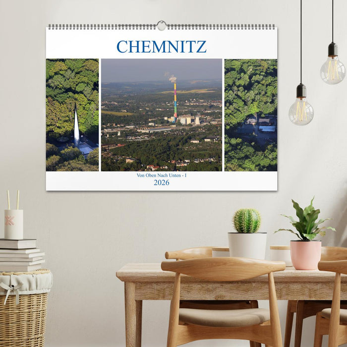 Chemnitz - Von Oben Nach Unten (CALVENDO Wandkalender 2026)