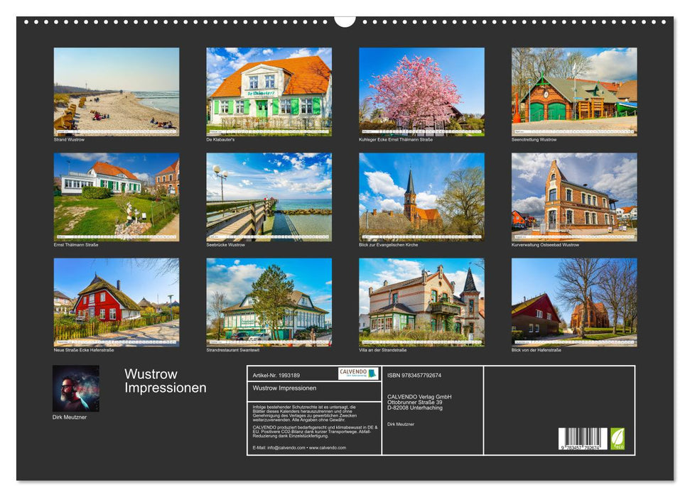 Wustrow Impressionen (CALVENDO Wandkalender 2026)