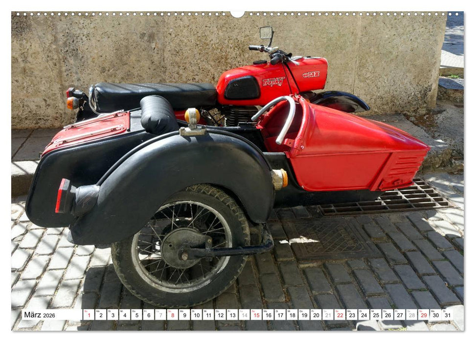 MZ-Gespanne - Ein Stück DDR auf Kuba (CALVENDO Wandkalender 2026)