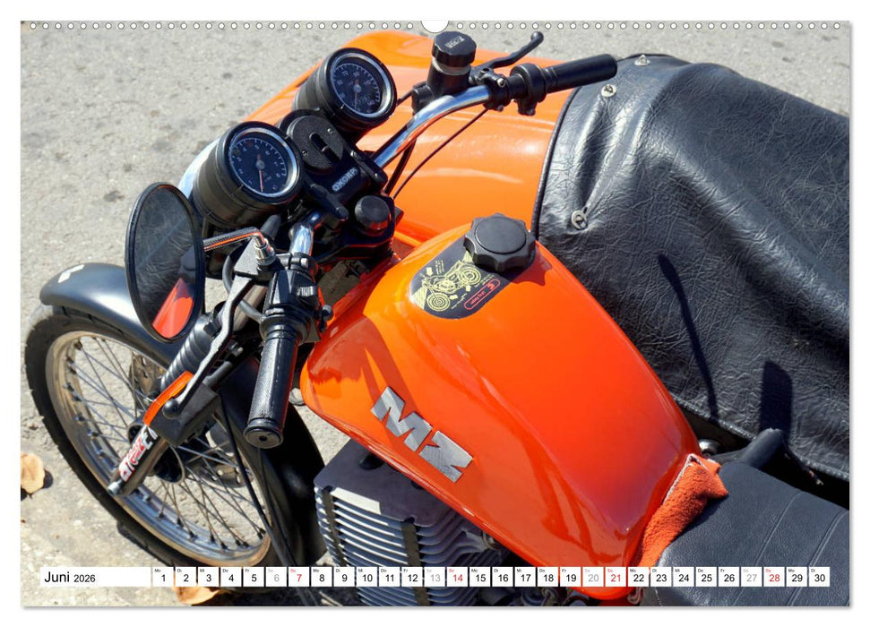 MZ-Gespanne - Ein Stück DDR auf Kuba (CALVENDO Wandkalender 2026)