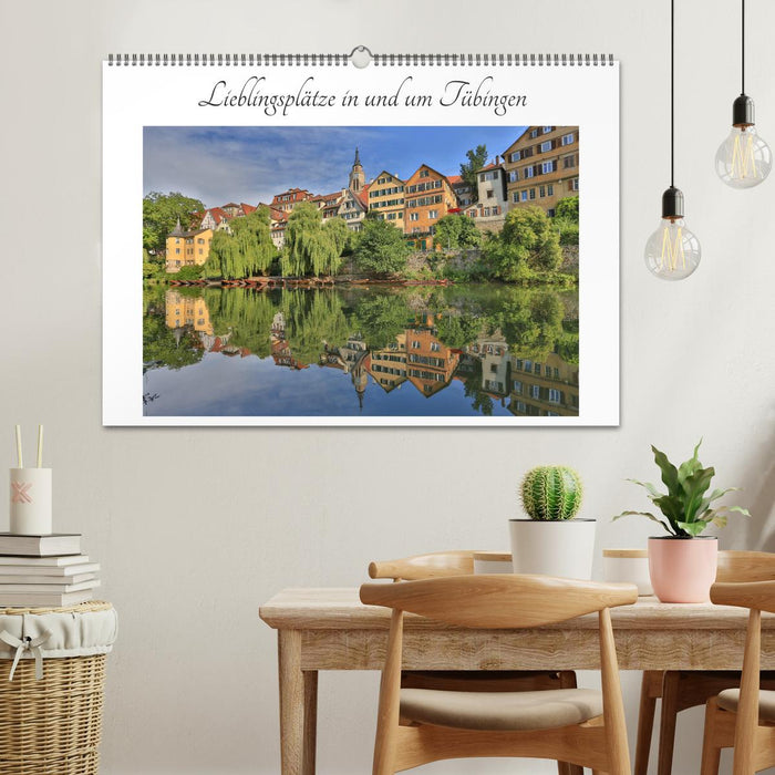 Lieblingsplätze in und um Tübingen (CALVENDO Wandkalender 2026)