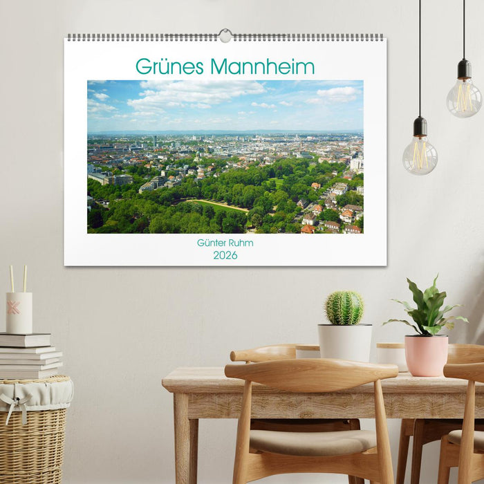 Grünes Mannheim (CALVENDO Wandkalender 2026)